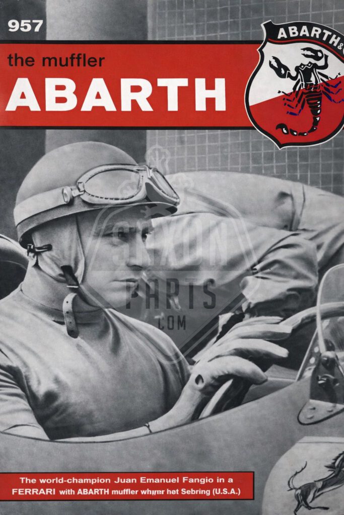 Abarth exhaust assembly for Ferrari 250 PF Coupe (painted)