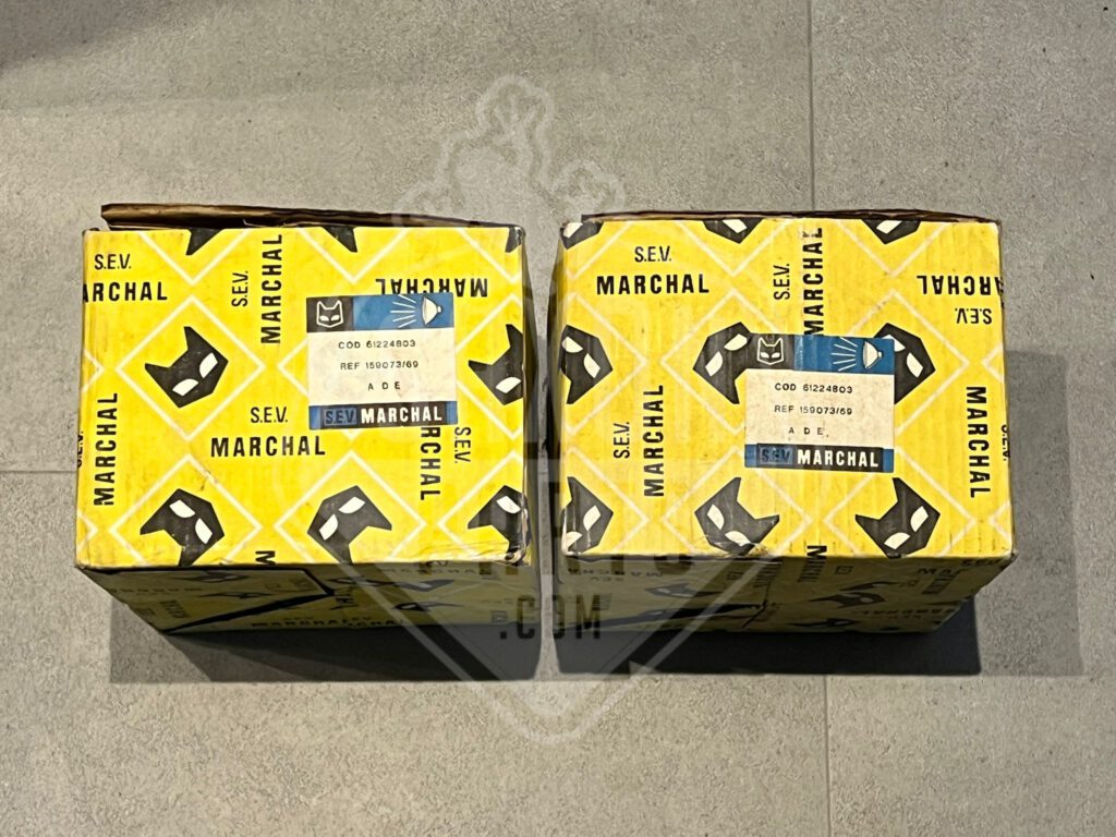 Marchal Equilux 109 headlamps Ferrari 250