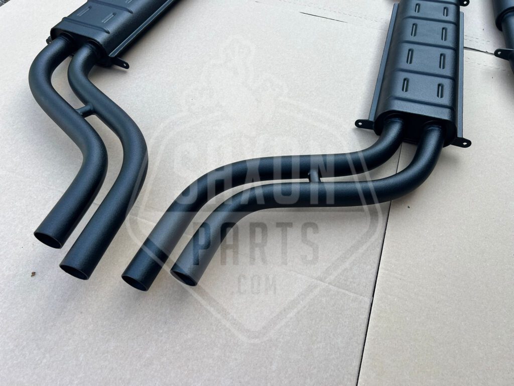 Abarth exhaust assembly for Ferrari 250 PF Coupe SII (painted)